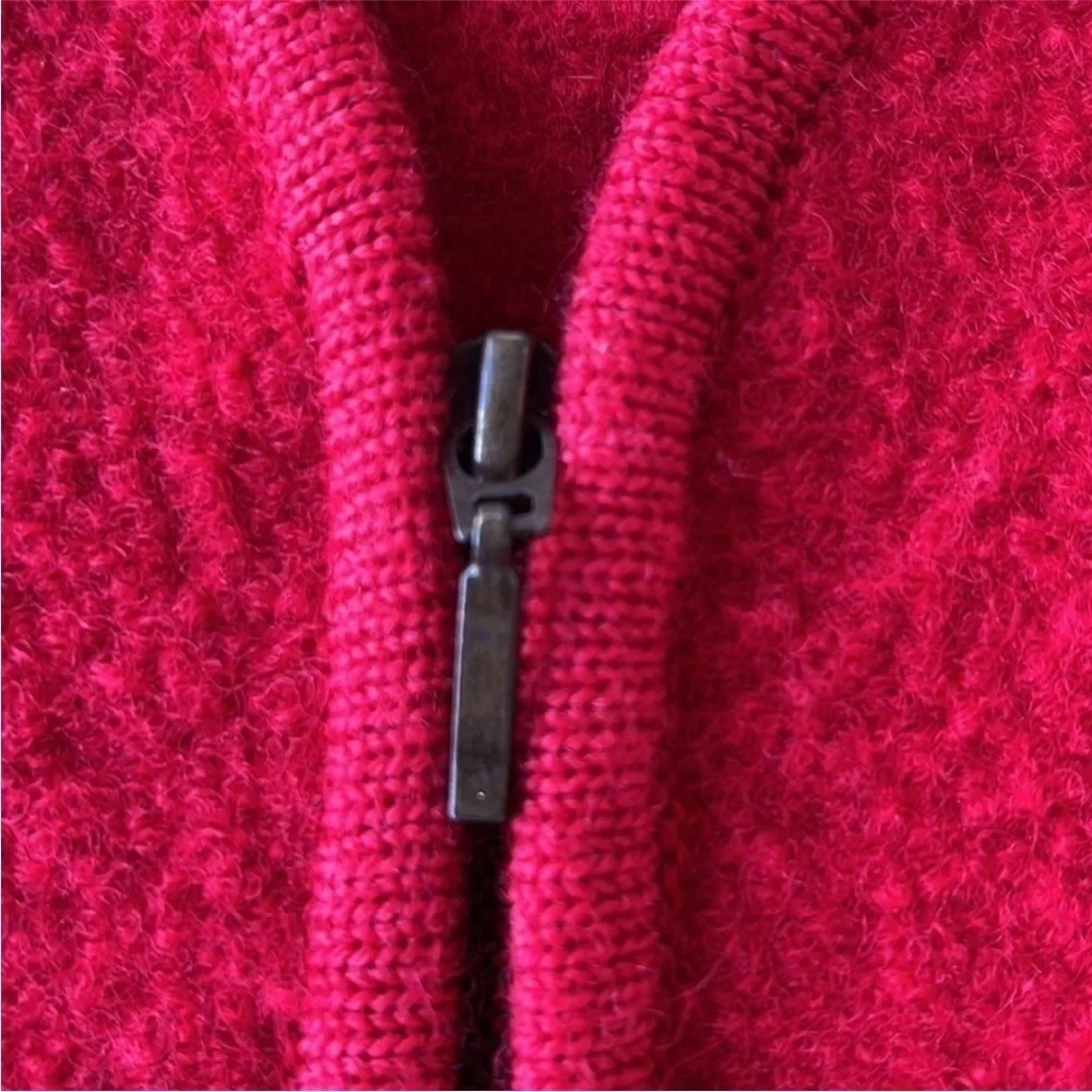 Geoffrey Beene Sport Vintage Front Zip V Neckline Wood‎ Vest With Pockets - Picture 3 of 9